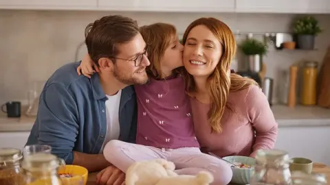 Familia feliz y sana