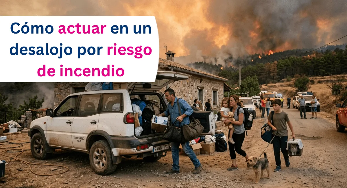 Cuando un incendio forestal avanza cerca de una zona habitada, las autoridades pueden ordenar el desalojo de viviendas para proteger a la población. En esos momentos, actuar con rapidez, mantener la calma y seguir las indicaciones oficiales es fundamental.